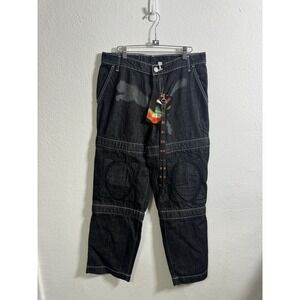 A$AP Rocky x Puma F1 Knee Pad Denim Jeans - Size 30 - Black - NEW Pants